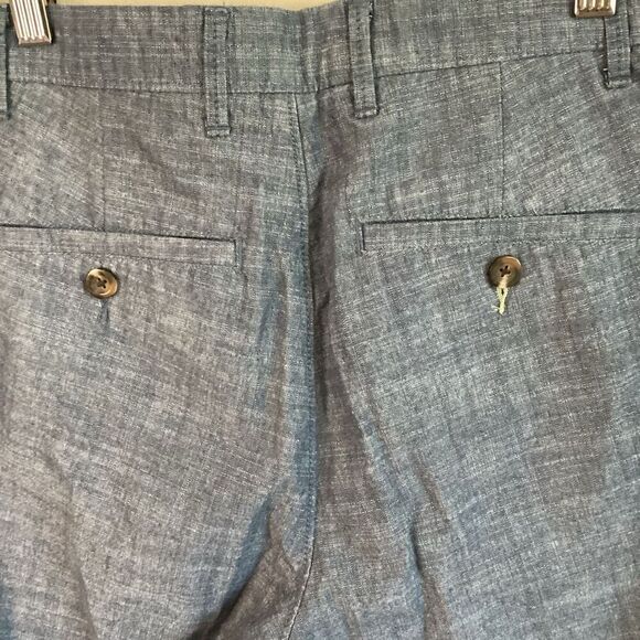 Good fellow & Co Men’s Chambray Linden Flat Front Shorts Size 30 - Picture 4 of 7